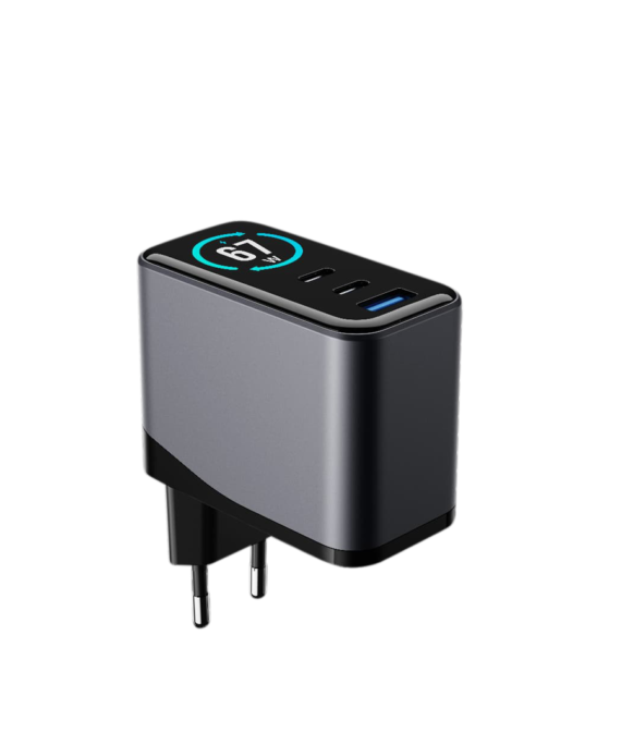 67W GaN with TFT Screen Display